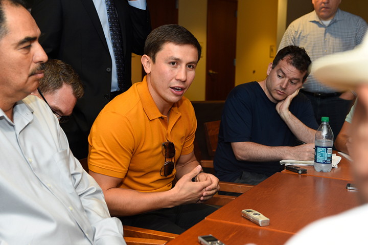 Image: Lemieux to Golovkin: "There will be blood" on October 17th