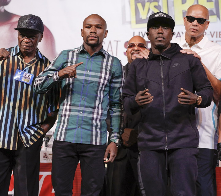 Floyd Mayweather and Andre Berto