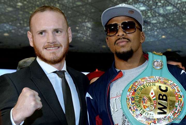 Image: George Groves looks badly weight drained