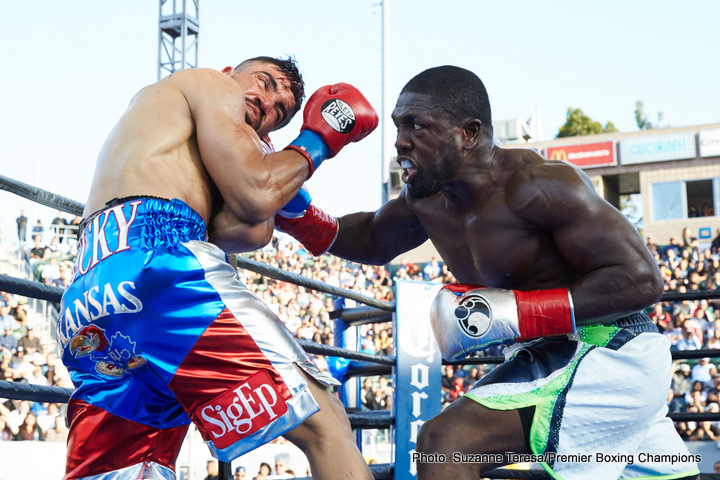 Image: Berto says sparring with Ward helped him with Ortiz fight