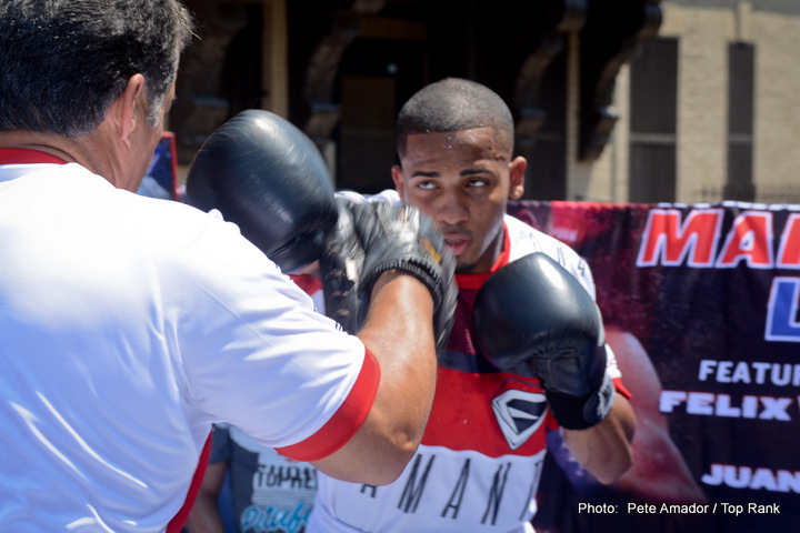 Image: Felix Verdejo vs. Juan Jose Martinez at MSG, NewYork