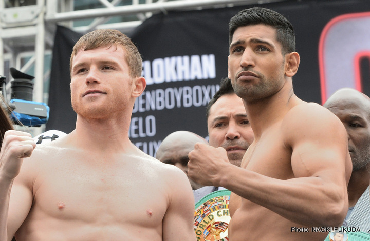 Image: Khan: Canelo weighed 187 when he fought me