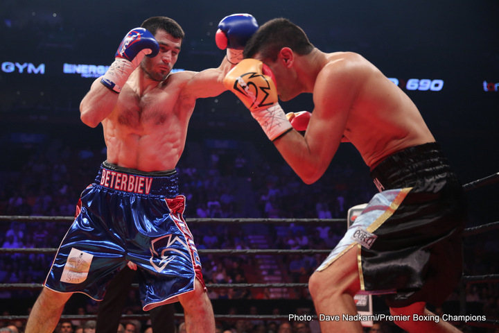 Beterbiev vs. Johnson boxing photo