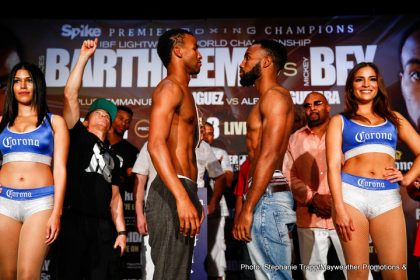 Image: Rances Barthelemy plans on moving up to 140 after Mickey Bey fight