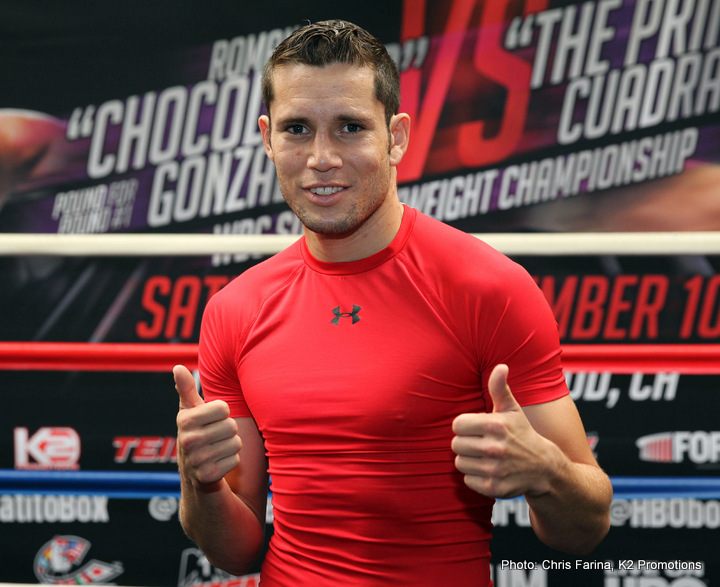 Image: Carlos Cuadras focused on David Carmona