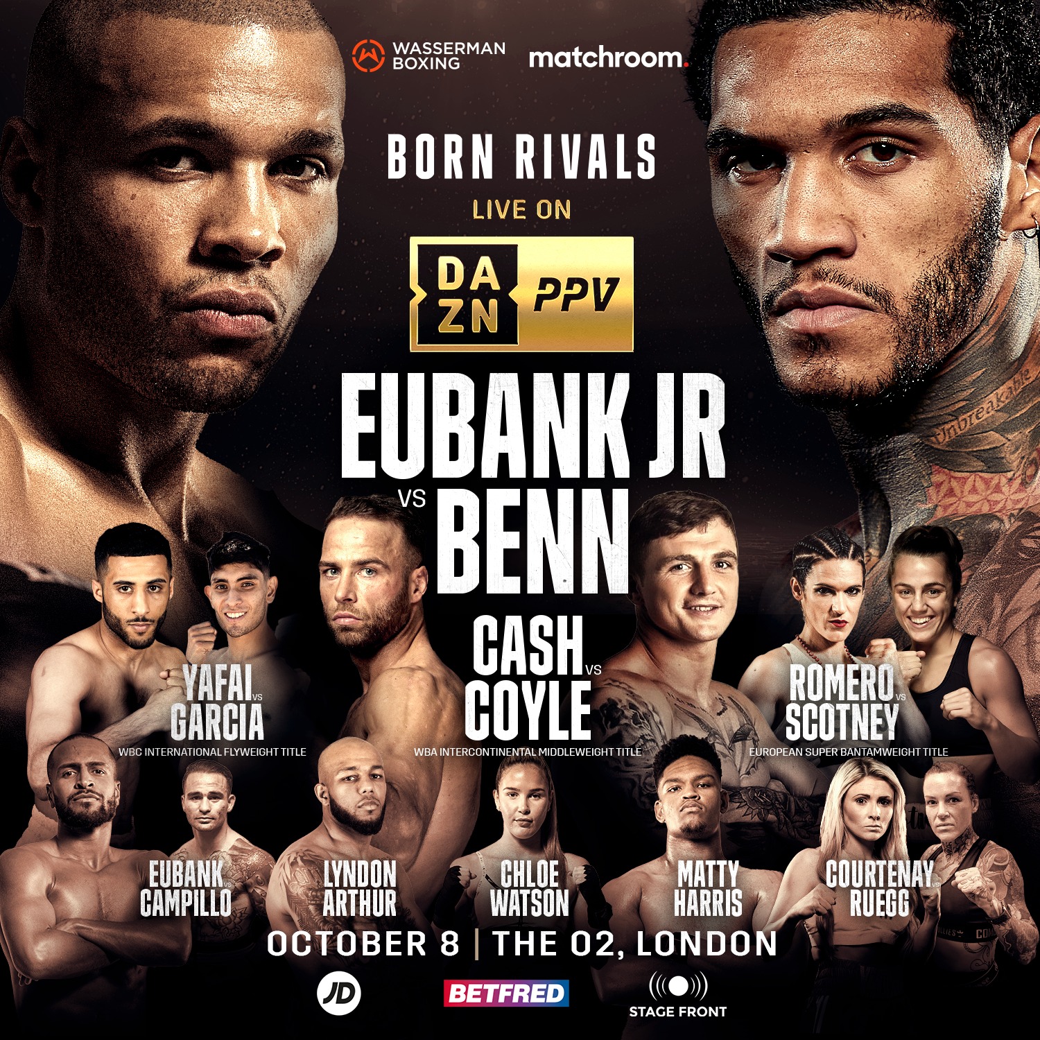 Eubank Jr Vs. Benn Full Card