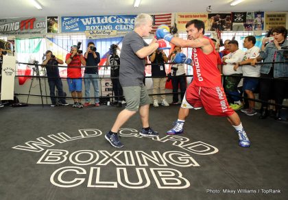 Photo: Manny Pacquiao vs Jessie Vargas Livestream - Weigh-In Image: Manny Pacquiao vs Jessie Vargas Livestream - Weigh-In