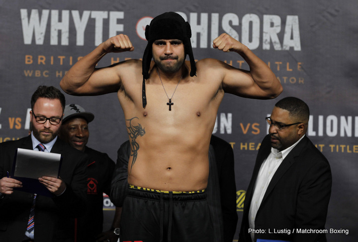 Image: Anthony Joshua vs. Eric Molina – Official Weights