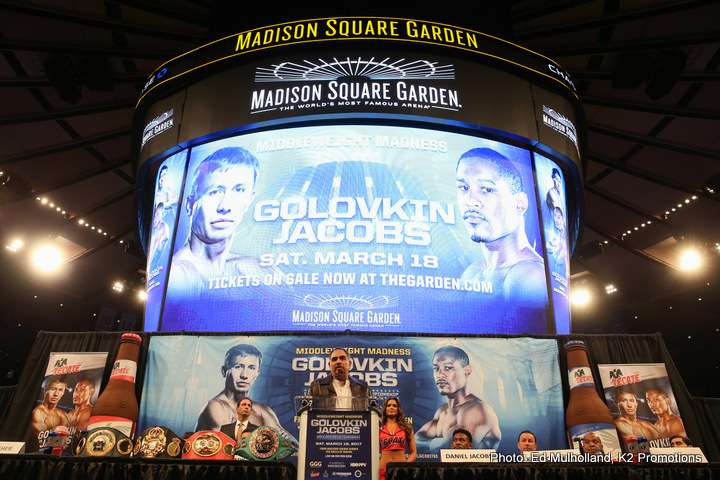 Image: Jacobs won't beat Golovkin says Lemieux