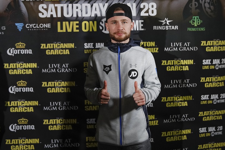 Image: Carl Frampton vs. Leo Santa Cruz 2 Fighter Grand Arrivals & Media Workout Quotes