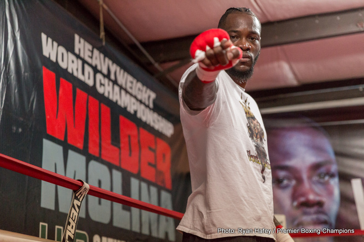 Image: Wilder’s statement fight against Ortiz