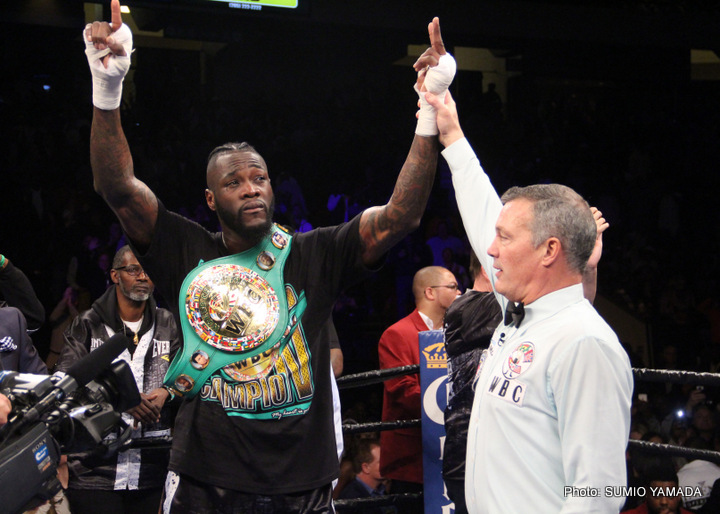 Image: Deontay Wilder furious, talking retirement