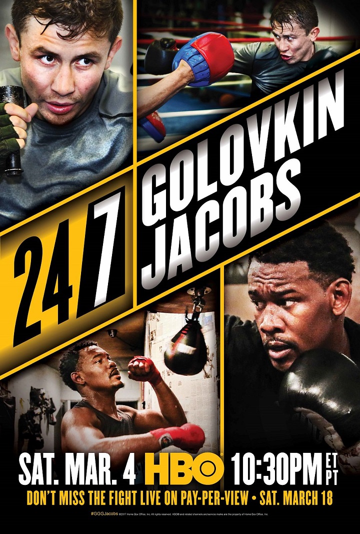Image: 24/7 Golovkin/Jacobs this Sat. on HBO