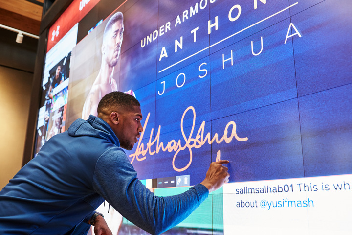 Image: Anthony Joshua signs long term extension with Under Armour