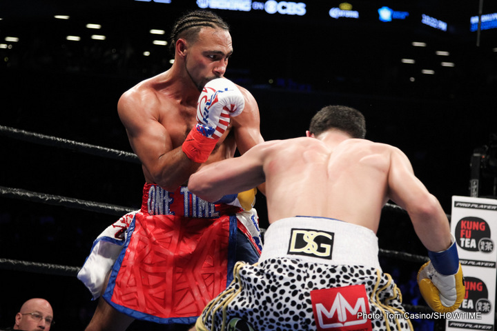 Image: Thurman-Garcia brings in big ratings on CBS