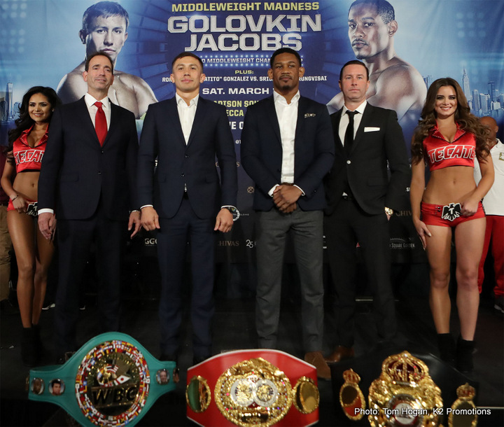Image: Chavez says Jacobs could pull off upset of Golovkin