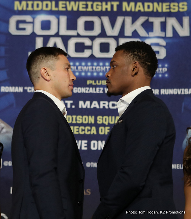Image: Golovkin rumored to be looking for quick knockout of Jacobs to shutdown Brook fight concerns