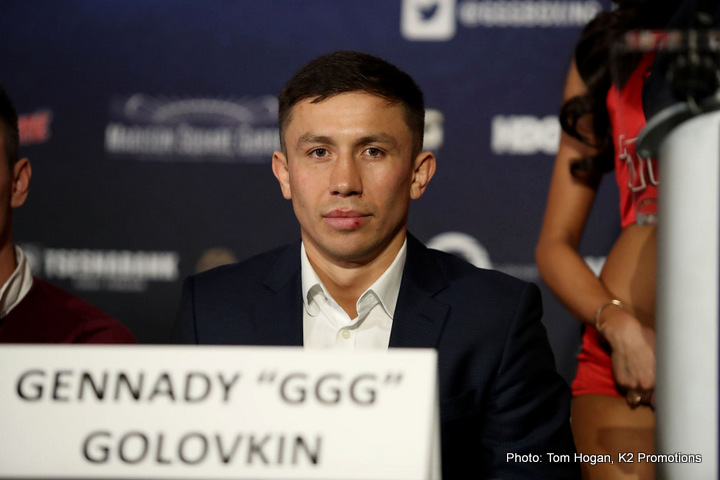 Image: Is Golovkin coming into Jacobs fight too light?