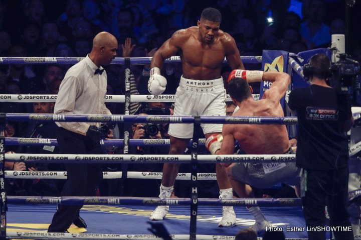 Image: Photos: Anthony Joshua knocks out Wladimir Klitschko