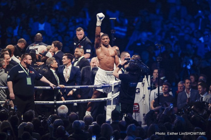 Joshua calls out Tyson Fury after beating Klitschko