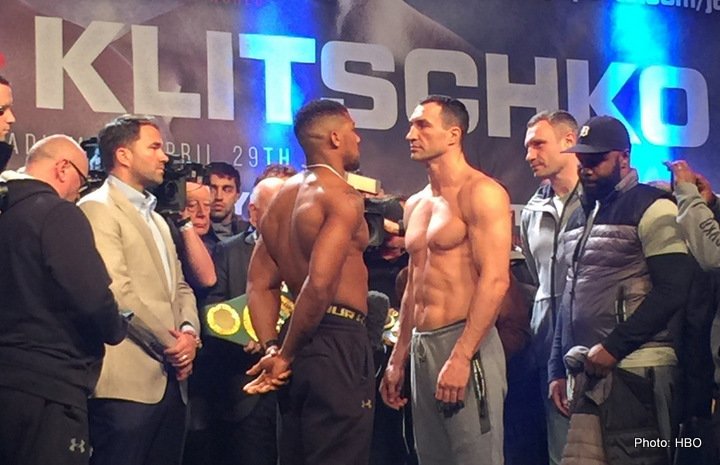 Image: Joshua Vs. Klitschko Live Stream - Weigh-In