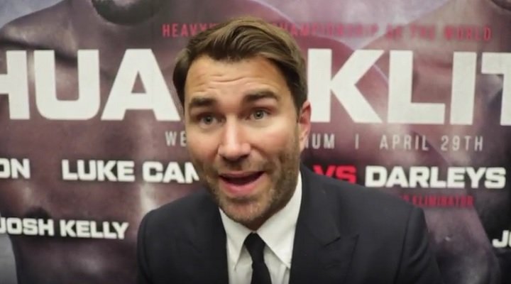 Image: Hearn says Joshua is the "biggest star in boxing"