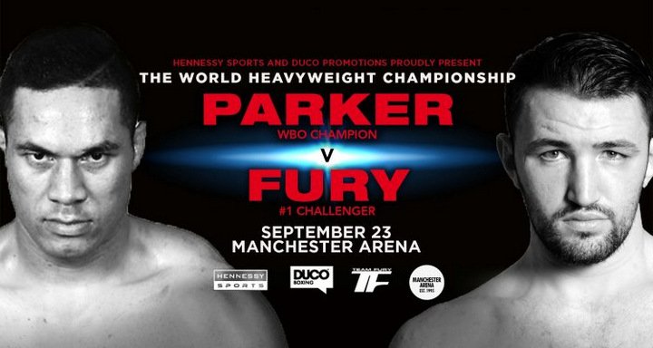 Image: Parker vs Fury Confirmed For 23 September At Manchester Arena