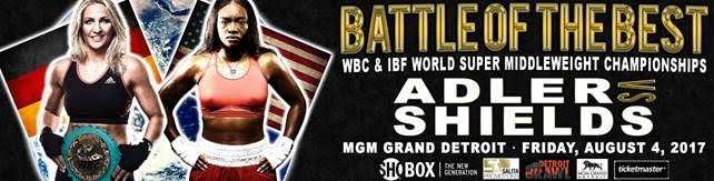 Image: Claressa Shields vs. Nikki Adler on August 4