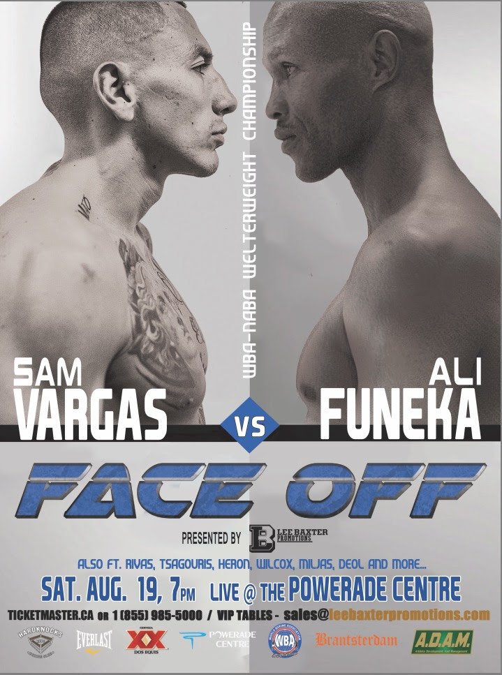 Image: Samuel Vargas vs. Ali Funeka on August 19