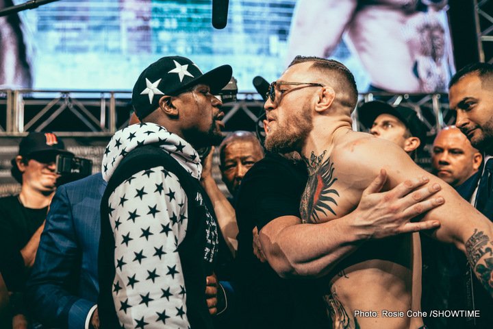 Image: McGregor: Mayweather can have a rematch in the octagon