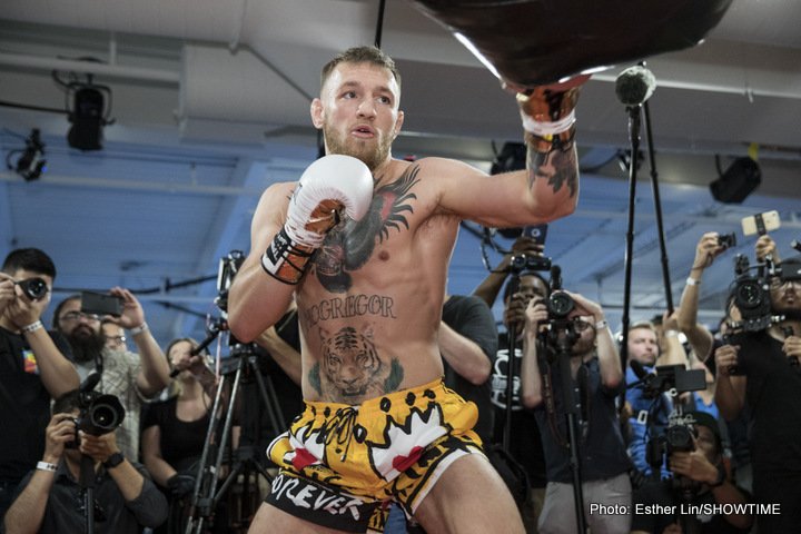 Image: McGregor: It’ll be over quickly if Mayweather comes forward