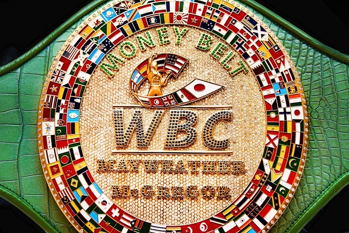 Image: WBC creates “Money Belt” for Mayweather-McGregor event