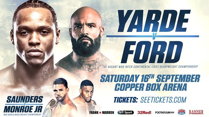 Image: Ryan Ford not intimidated by Anthony Yarde