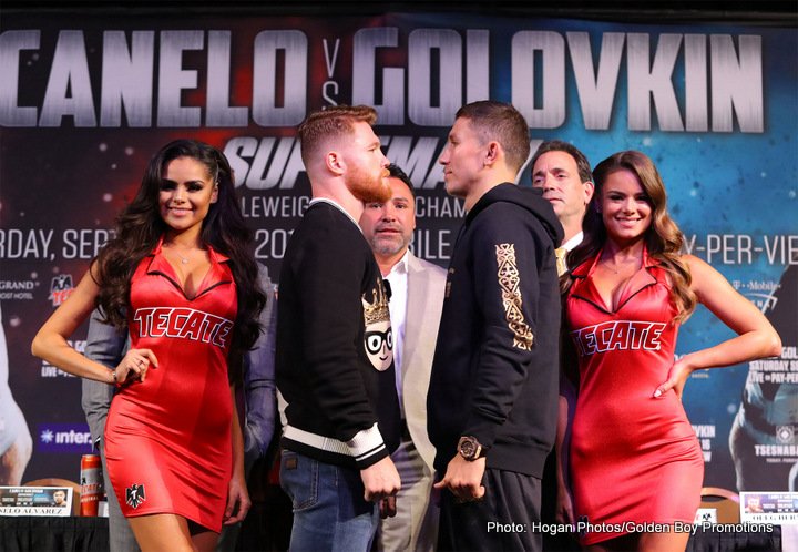 Image: De La Hoya: Canelo wants to do damage to Golovkin