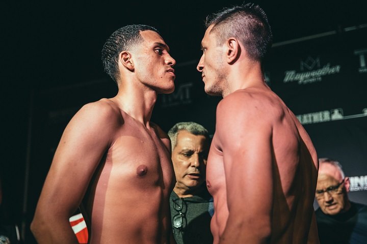 Image: David Benavidez vs. Ronald Gavril final weights