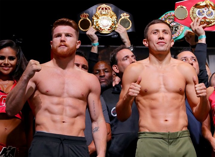Canelo vs. Golovkin II boxing photo