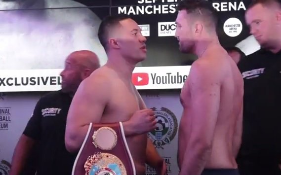 Image: Joseph Parker vs. Hughie Fury - Official weights