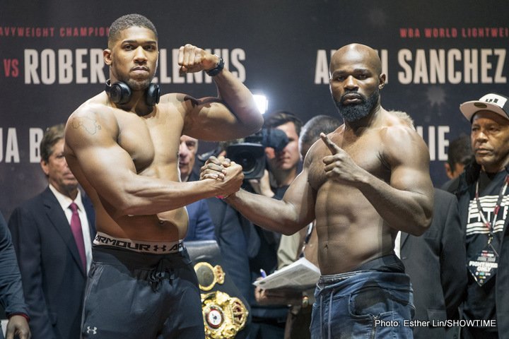 Image: Anthony Joshua/Carlos Takam Boxing Odds and Ends