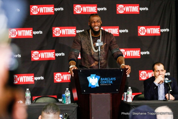 Image: Wilder: I’ll fight Whyte if Hearn puts money in my pocket