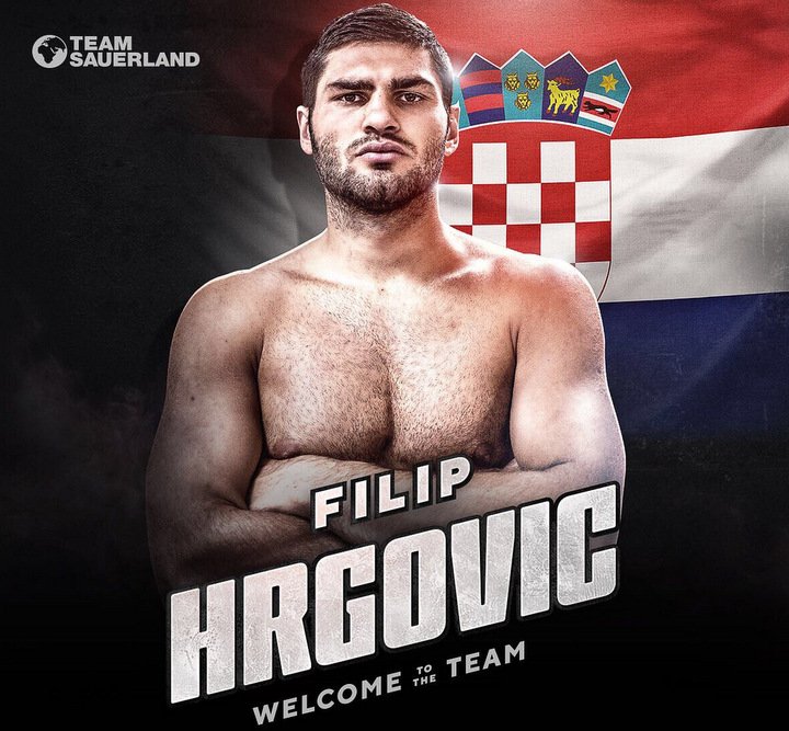 Image: Filip Hrgovic signs long-term promotional pact with Team Sauerland