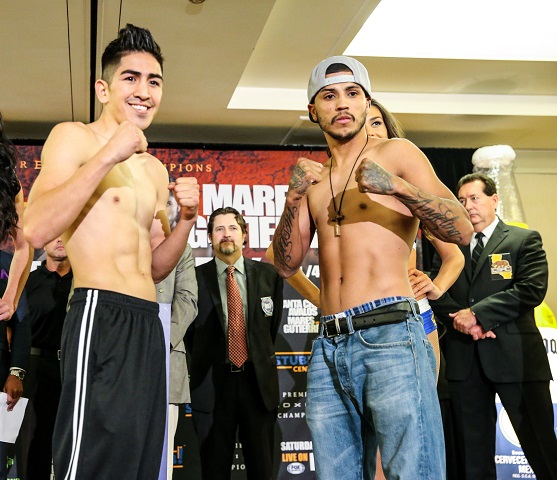 Image: Leo Santa Cruz vs. Chris Avalos - Weights