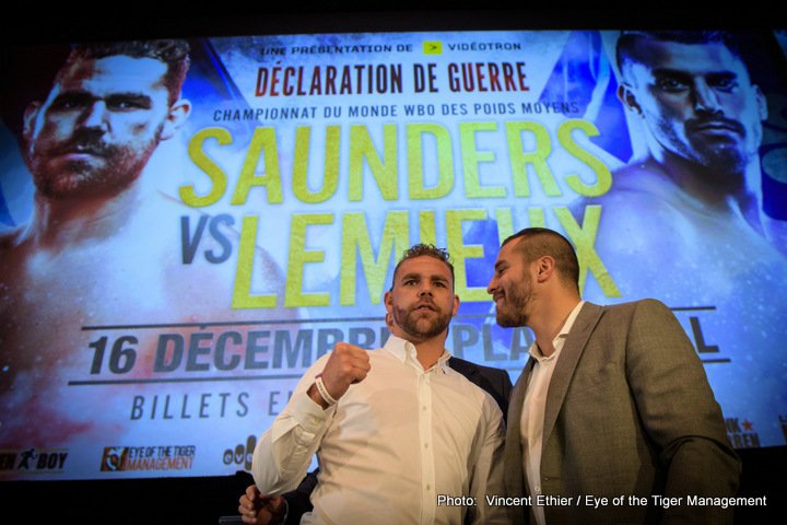 Image: Saunders to Lemieux: "I’m coming for you!”