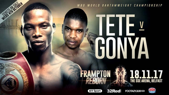 Image: Zolani Tete To Defend Wbo Bantamweight World Title Against Gonya In Belfast