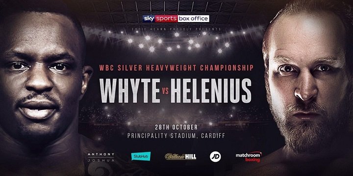 Image: Whyte: If I KO Helenius early, Wilder may fancy it even less