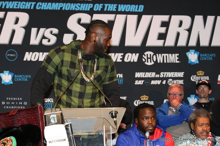 Image: Deontay Wilder: "I’m going to end his [Stiverne] life"