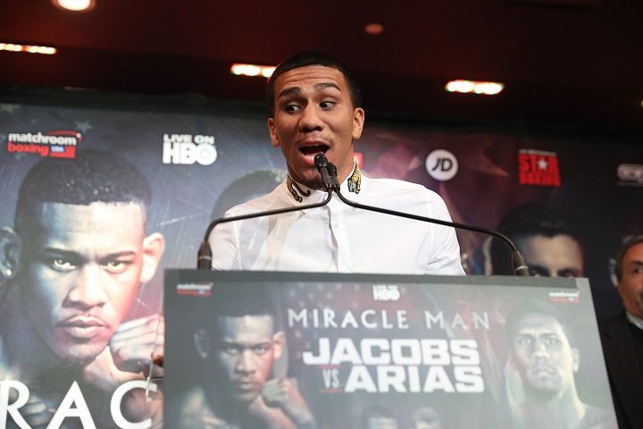 Image: Arias: Jacobs is getting knocked out if he doesn’t run