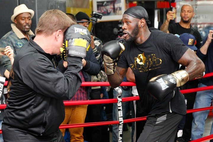 Image: Deontay Wilder looking sharp for Stiverne