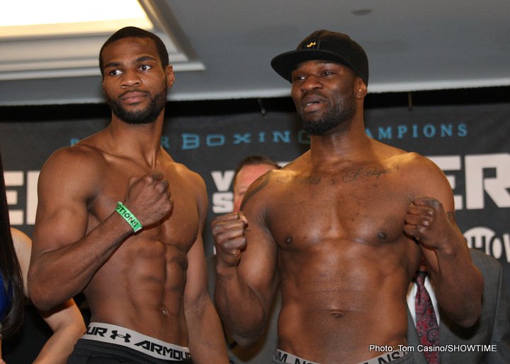 Image: Errol Spence Jr. vs. Lamont Peterson – Official weights