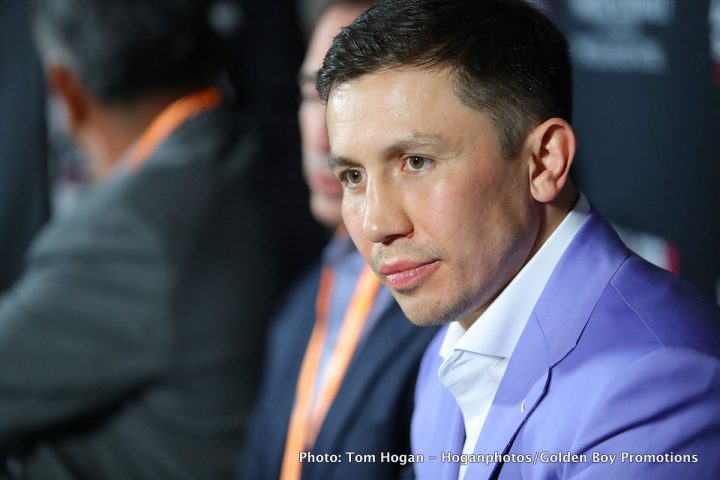 Image: Golovkin: “I will be defending my titles on Cinco de Mayo in Las Vegas”