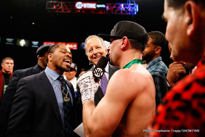 Image: Shawn Porter calls out Danny Garcia in ring